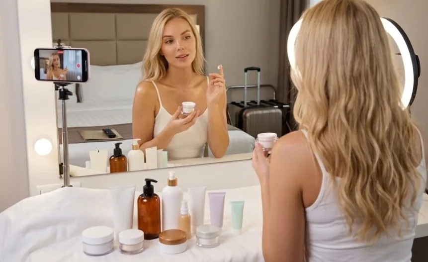 micro influenciadores marca cosmetica colombia
